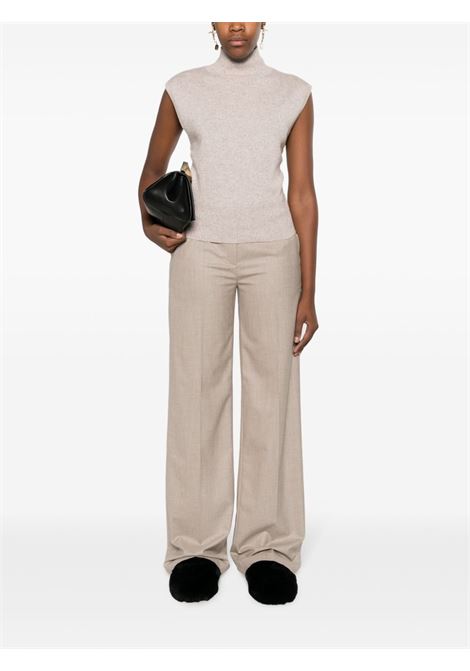 Pantaloni a gamba ampia in taupe - donna MAGDA BUTRYM | 145923TP